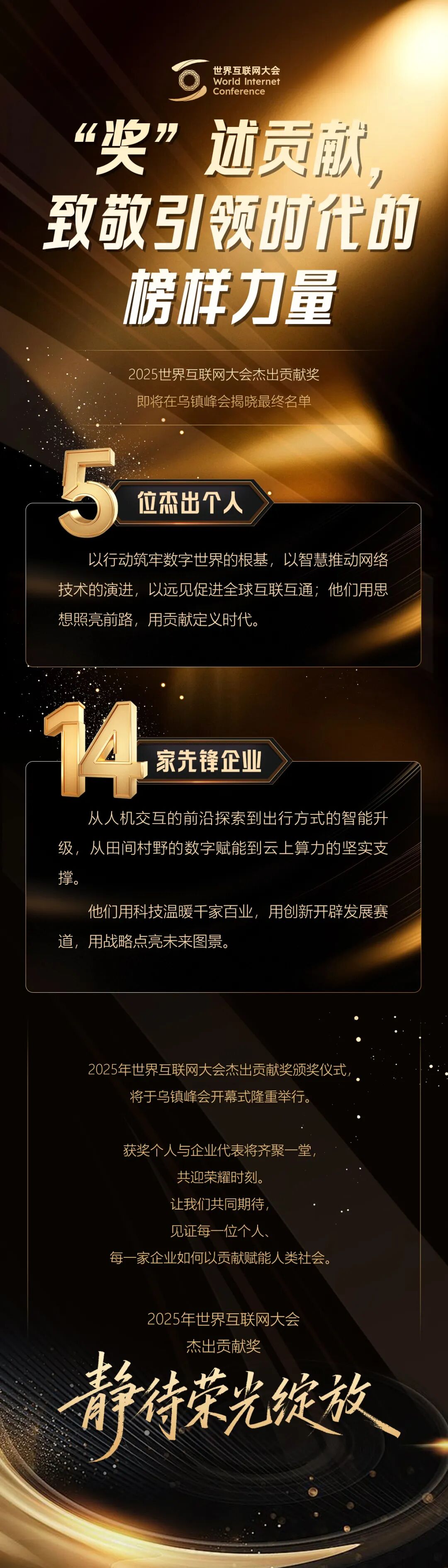 “奖”述贡献!世界互联网大会杰出贡献奖名单即将揭晓