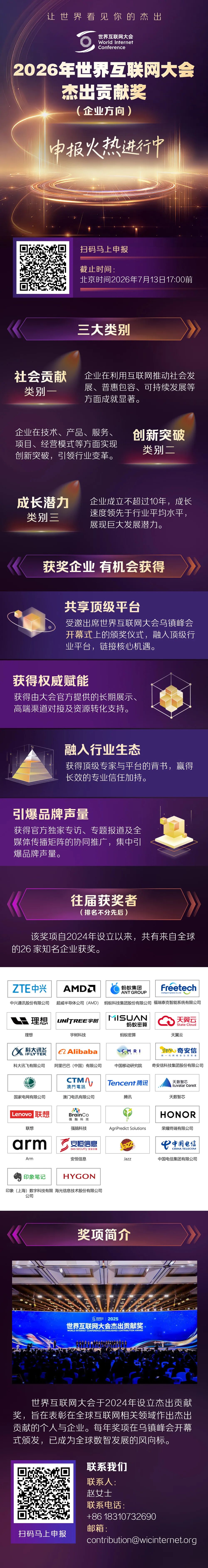 一图读懂：2026年杰出贡献奖权益解析