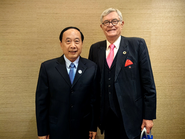 任贤良秘书长会见比利时前驻华大使、欧中联合创新中心联合发起人帕特里克·奈斯