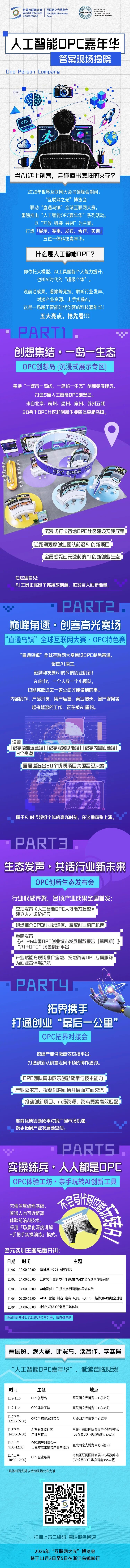 人工智能OPC嘉年华，五大亮点抢先看